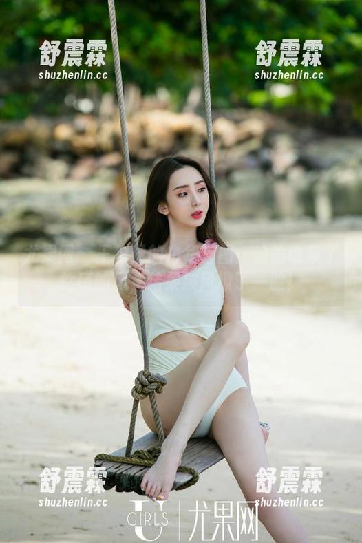尤果网 - 王尔琳的白裙套图：偷偷收集了性感的风，结果被风撩了一脸！