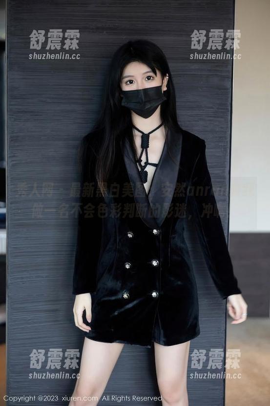 秀人网 - 最新黑白美图：安然anran教我做一名不会色彩判断的影迷，冲啊！