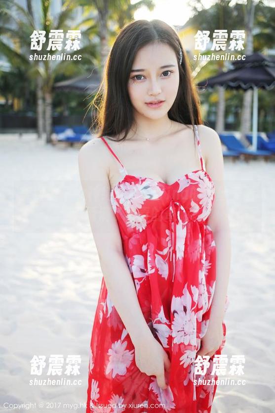 美媛馆 - 女神绮里嘉Carina的蕾丝美图，绣满了青春的奇葩。
