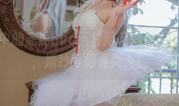 图库中的苏嫣qvq，甘雨花嫁碰撞出火花，婚纱可得看哭人！